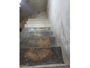 Recuperação de escada de granilite com cola 