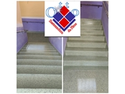 Polimento e tratamento de escada de Granilite 